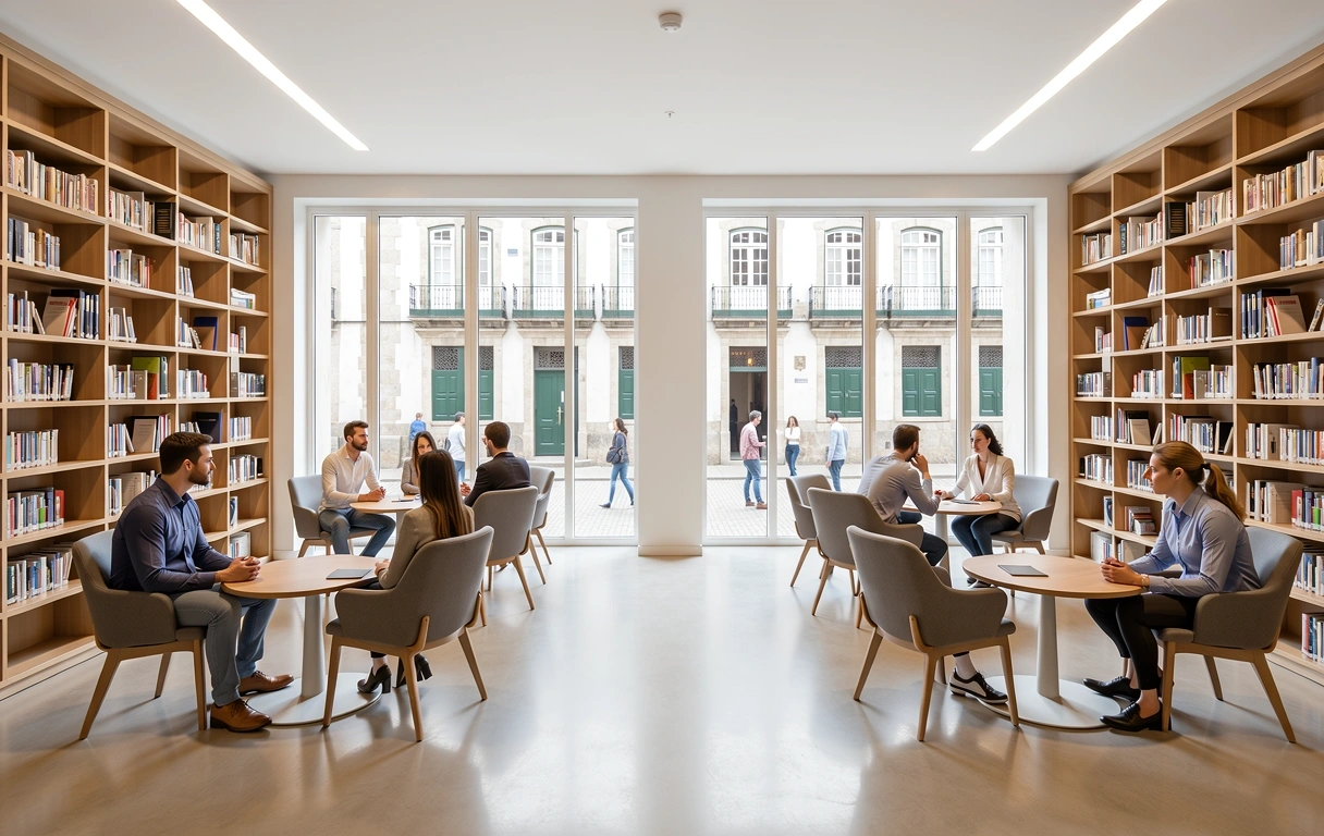 Vedu VV student lounge area